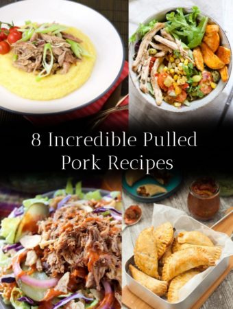 A post featuring 8 pulled pork recipes presented in the form of a Pin.