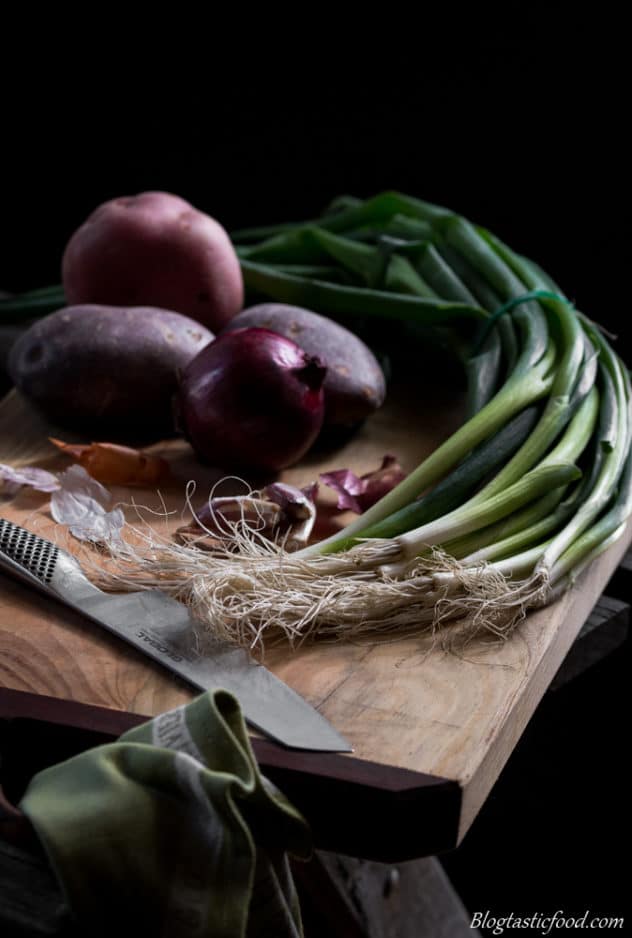 Ways to improve your food photography prepping ingredients