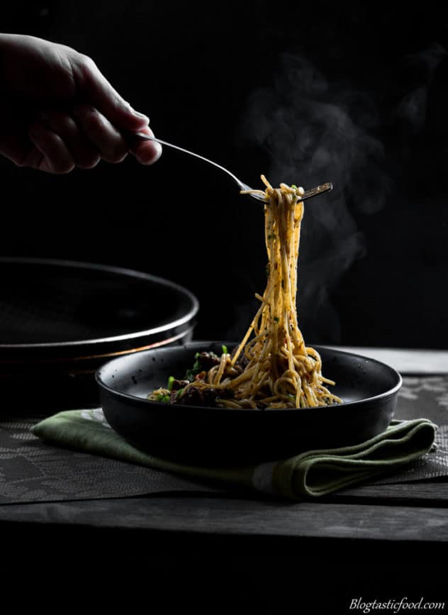 Ways to improve your food photography steamy pasta